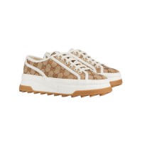 Gucci Platform Sneaker Beige