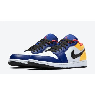 Jordan 1 Low White Navy Yellow