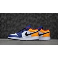Jordan 1 Low White Navy Yellow