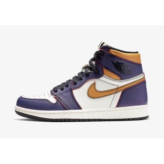 Nike Air Jordan 1 Oro Viola