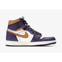 Nike Air Jordan 1 Oro Viola