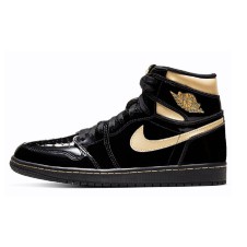 Nike Air Jordan 1 Retro Black Metalic Gold