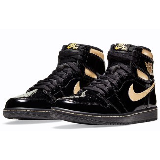 Nike Air Jordan 1 Retro Black Metalic Gold