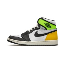 Nike Air Jordan 1 Retro High White Black Volt University Gold