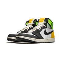 Nike Air Jordan 1 Retro High White Black Volt University Gold