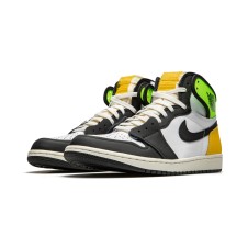 Nike Air Jordan 1 Retro High White Black Volt University Gold