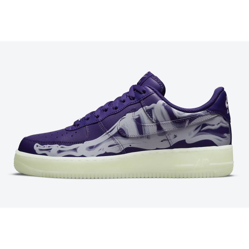 Nike Air Force 1 Skeleton Purple