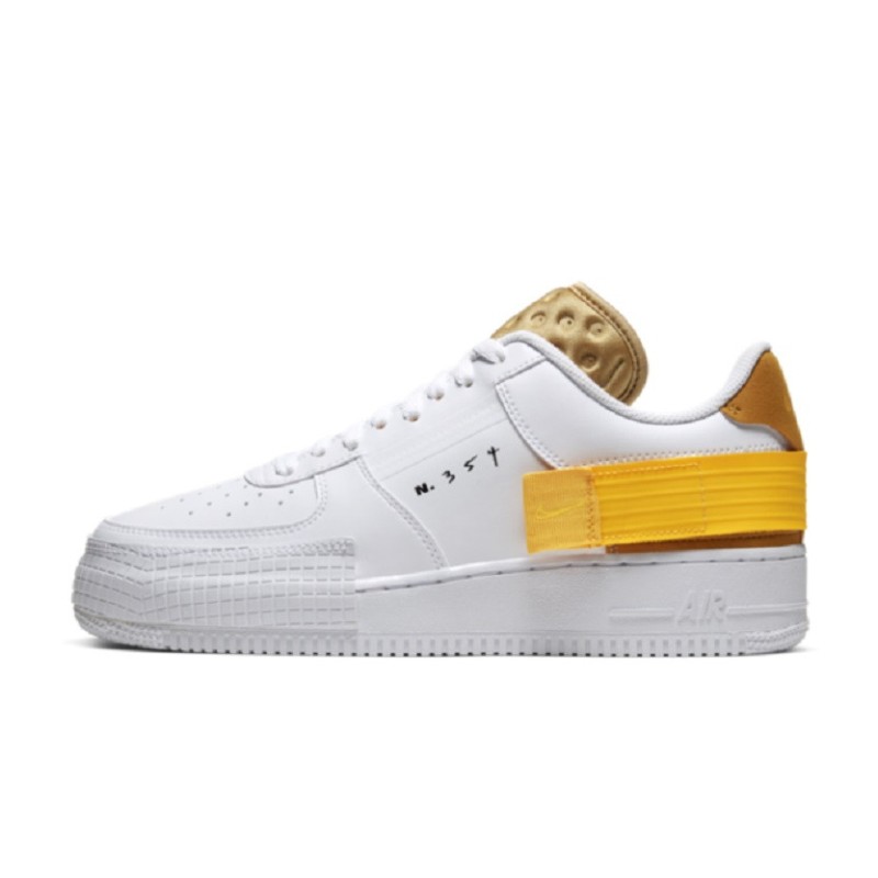 Nike Air Force Low Type White Yellow