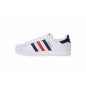 Adidas Superstar Bianca Blu e Rosso Adidas Superstar Bianca Blu e Rosso