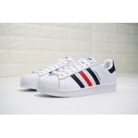 Shop Adidas Superstar Bianca Blu e Rosso Uomo Donna | Top Quality | Streetwalk