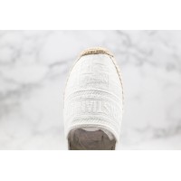Dior Espadrille Granville White