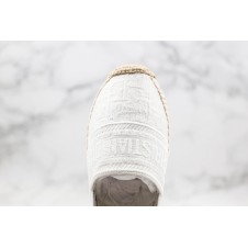 Dior Espadrille Granville White