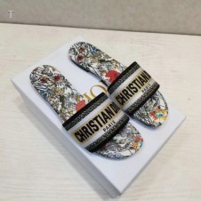 Dior Mule Dway Gold Stamped