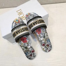 Dior Mule Dway Gold Stamped