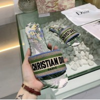 Dior Mule Dway Green Stamped