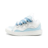 Lanvin Curb lace-up Sneakers Babyblue