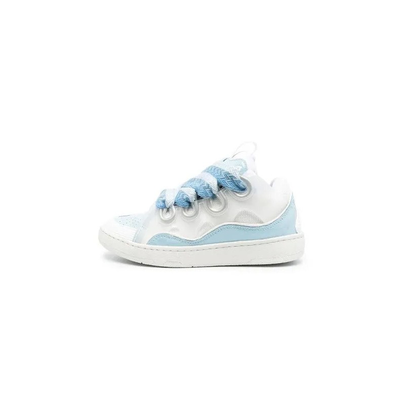 Lanvin Curb lace-up Sneakers Babyblue