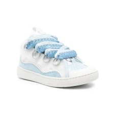 Lanvin Curb lace-up Sneakers Babyblue