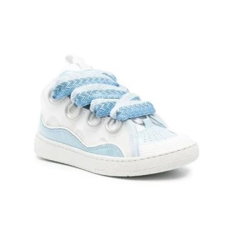 Lanvin Curb lace-up Sneakers Babyblue