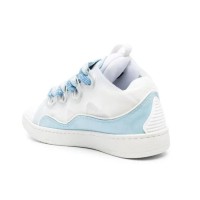 Lanvin Curb lace-up Sneakers Babyblue