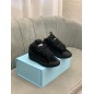 Lanvin Curb Lace-Up Sneakers Black