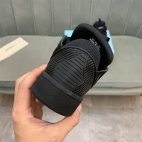 Lanvin Curb Lace-Up Sneakers Black