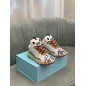 Lanvin Curb Lace-Up Sneakers Painted