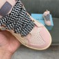 Lanvin Curb Lace-Up Sneakers Pink Pale