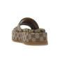 Gucci Sandalo Platform 55mm Angelina Camel Canvas