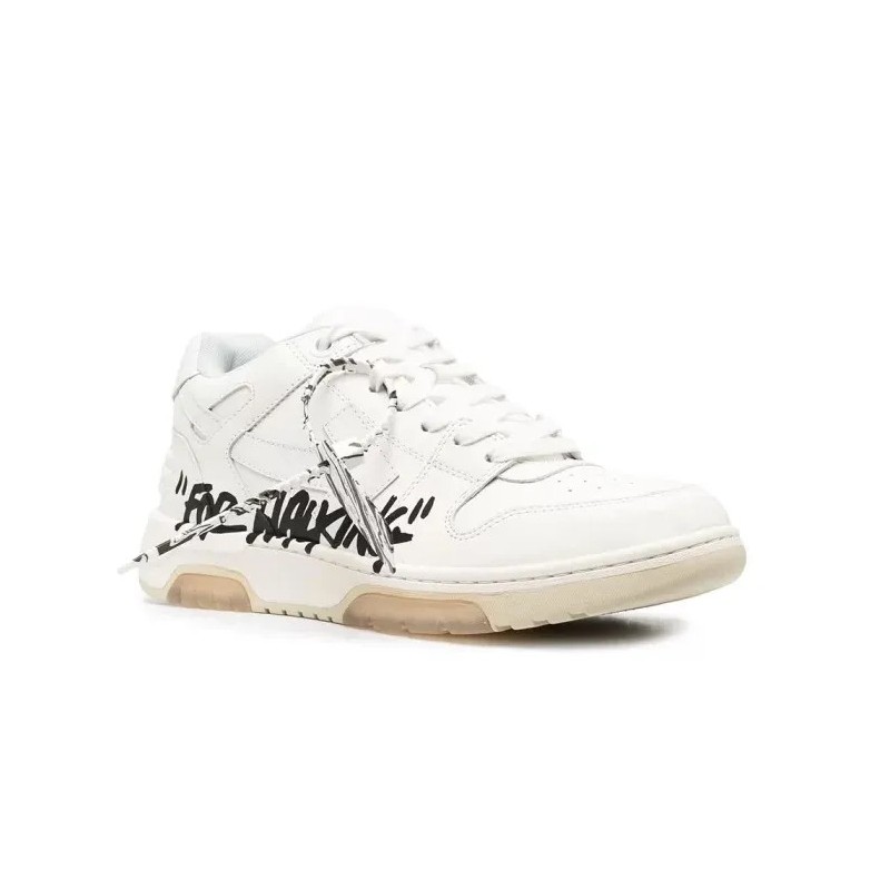 Off-White OOO Low-Top “For Walking” White Black