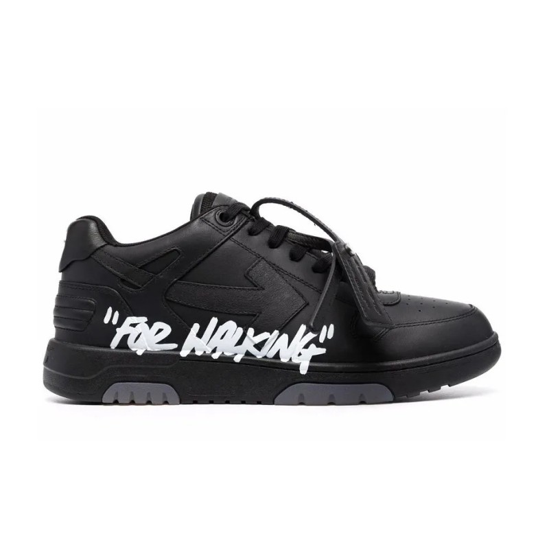 Off-White OOO Low-Top For Walking Black