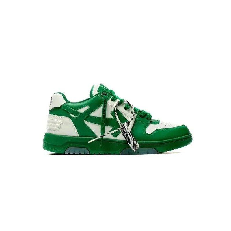 Off-White OOO Low-Top Sneakers Dirty White Green