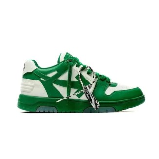 Off-White OOO Low-Top Sneakers Dirty White Green