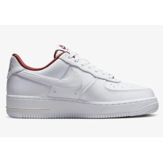 Nike Air Force 1 Low Just Do It Summit White Team Red