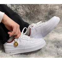 Nike Air Force 1 Low Just Do It Summit White Team Red