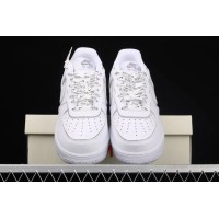 Nike Air Force 1 Low Stussy White Silver Reflective