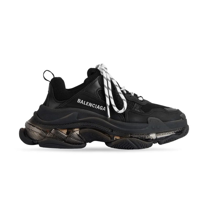 Balenciaga Triple S Clear Sole Black