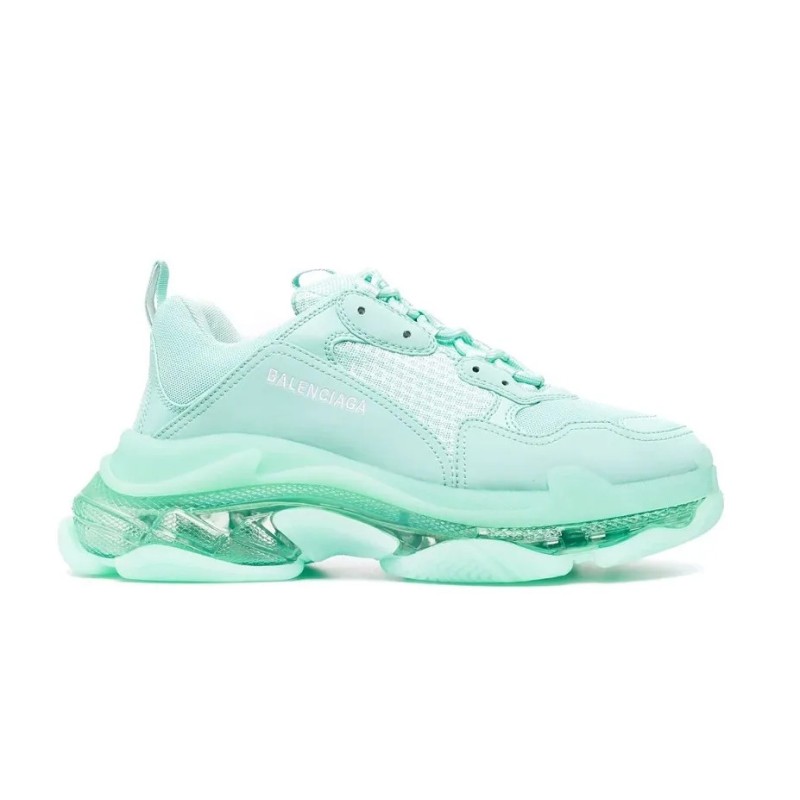 Balenciaga Triple S Clear Sole Fresh Mint Green