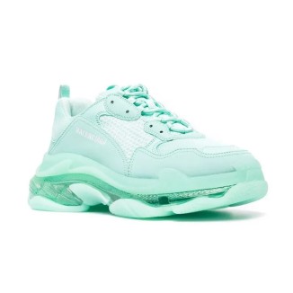 Balenciaga Triple S Clear Sole Fresh Mint Green