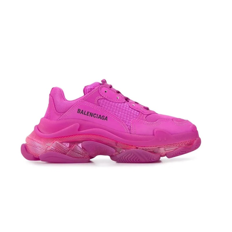 Balenciaga Triple S Clear Sole Fucsia