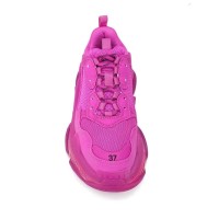 Shop Balenciaga Triple S Clear Sole Fucsia Uomo Donna | Top Quality | Streetwalk