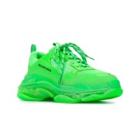 Balenciaga Triple S Clear Sole Neon Green