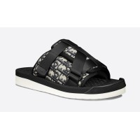 Dior Alpha Slide Beige Black