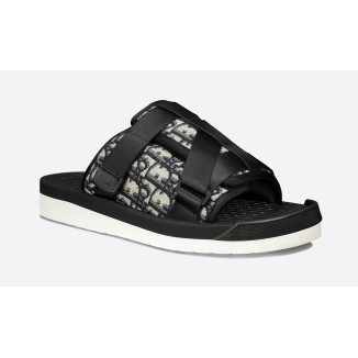 Dior Alpha Slide Beige Black