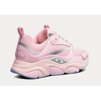 Dior B22 Pink Technical Mesh Pink Silver