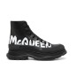 Alexander McQueen Tread Slick Boot Black Logo