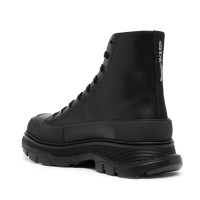 Alexander McQueen Tread Slick Boot Black Logo