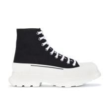 Alexander McQueen Tread Slick Boot Black White