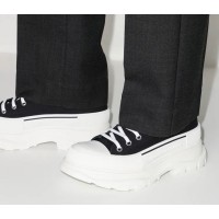 Alexander McQueen Tread Slick Boot Black White