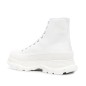 Alexander McQueen Tread Slick Boot Leather Whitelack
